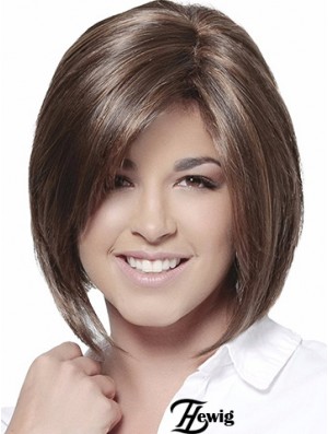 Bobs Brown Straight Chin Länge 10  inchHigh Quality Medium Perücken